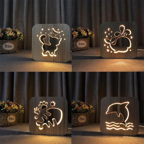 LED Nachtlampje met Decoratief Ontwerp