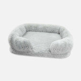 Max | Kalmerend Bed (Memory Foam) in Lichtgrijs, S – Huisdierentempel